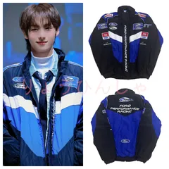 1新品 FORD F1 レーシングジャケットブルゾン 刺繍 中綿 男女兼用(M-XXL)