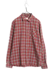 【お得なクーポン配布中!】 ブルックスブラザーズ チェック 長袖 シャツ メンズ L 古着 長袖シャツ コットン マチ付き ポケット付き マルチカラー シンプル カジュアル