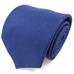 スーツセレクト ブランド ネクタイ 無地 シルク PO メンズ ブルー SUIT SELECT 【中古】