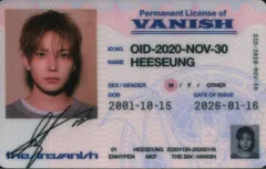 ENHYPEN FUGITIVES Ver. HEESEUNG THE SIN:VANISH