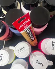 新品 アムステルダム アークス アクリル絵の具 500ml など 12点 まとめ