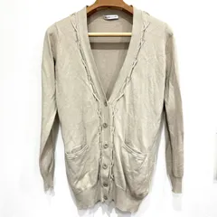 【楠本質店/元住吉】シーバイクロエ　SEE BY CHLOE　ニット　カーディガン　LS 59H 00　アイボリー　コットン80％　ウール20％　＃38のサムネイル