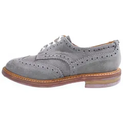 Tricker's (トリッカーズ) BOURTON バートン ウィングチップ スウェードレザーローファー グレー M5633のサムネイル
