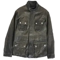 エンポリオアルマーニ レザージャケット オリーブグリーン 2026年最新】EMPORIO ARMANI カラー：グリーン系 メンズ レザー
