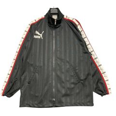PUMA プーマ ヒットユニオン ジャージ 青 白 L シャドーストライプ
