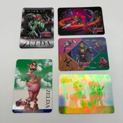ゼルダの伝説 時のオカリナ ナガサキヤ カード 5枚セット [中古