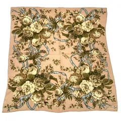 RALPH LAUREN ラルフローレン スカーフ  花柄   シルク100％ ピンク レディース / 240001193816