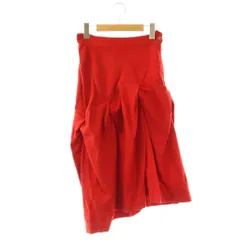 ヴィヴィアンウエストウッドレッドレーベル Vivienne Westwood RED LABEL アシンメトリースカート ロング S レッド /DF ■OSのサムネイル
