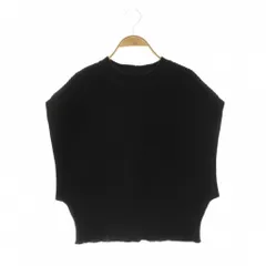 アドーア ADORE エアーストレッチニットベスト プルオーバー 38 黒 /NR ■OS