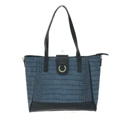 FIRANO フィラノ 2WAYトートバッグ  クロコ型押し PVC    ブルー レディース / 240001193189