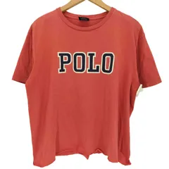 ポロバイラルフローレン Polo by RALPH LAUREN 00s POLO プリント コットン クルーネック Tシャツ  レディース import：M 