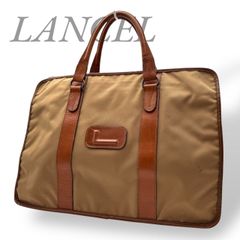 LANCEL パリス ナイロン×レザー ビジネスバッグ - メルカリ