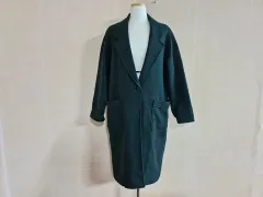 erume 이루미 ダークグリーン ワンボタン コート