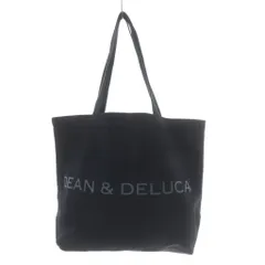 ディーンアンドデルーカ DEAN&DELUCA トートバッグ キャンバス ブラック /YO25