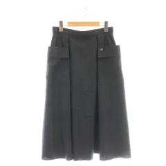 フォクシーニューヨーク FOXEY NEW YORK 25年 Skirt Poppy スカート フレア ロング 40 ブラック 45144 /DF ■OSのサムネイル