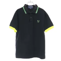 COMME des GARCONS SHIRT×FRED PERRY コムデギャルソンシャツ フレッドペリー ショートスリーブポロシャツ  ブラック Mのサムネイル
