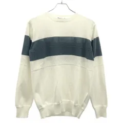 junhashimoto ジュンハシモト 22SS STRIPE CREW NECK  ストライプクルーネックニットセーター 1092210004 ホワイト 4のサムネイル