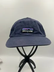 Patagonia パタゴニア ロゴ ベースボールキャップ キャップ 帽子 ネイビー パープル フリーサイズ N-20