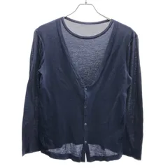 YOHJI YAMAMOTO +NOIR ヨウジヤマモト プリュスノアール レイヤードデザインカーディガン NT-T48-055 ブルー 2のサムネイル