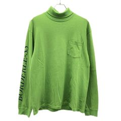 CHRISTIAN DADA クリスチャンダダ 19AW SIGNAL NOISE Turtleneck print L/S T-shirt ハイネックロングスリーブTシャツ CDM-19W-0512 グリーン 46