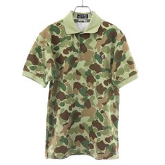 A BATHING APE カモフラ柄 ポロシャツ L - メルカリ