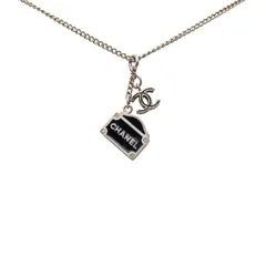 シャネル ココマーク 31 RUE CAMBON PARIS シルバー ブラック メタル レディース CHANEL【1-0253085】