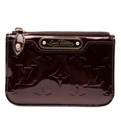 お値下げ】Louis Vuitton ヴェルニ ダークブラウン コインケース 