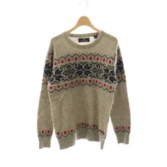 スコッチ&ソーダ SCOTCH & SODA ノルディック柄 ウール ニット セーター 長袖 S ベージュ 紺 赤 /NR ■OS ■ADのサムネイル