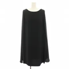 ローレンラルフローレン LAUREN RALPH LAUREN ワンピース ひざ丈 長袖 タグ付き 4 黒 ブラック /YT