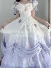 「特価 再販」コスプレ衣装 豪華姫 lolit可レトロオリジナ洋ロリーワンピー 美しい刺繍 CCJS1202P088