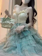 「特価 再販」コスプレ衣装 豪華姫 lolit可レトロオリジナ洋ロリーワンピー 美しい刺繍 CCJS1202P084