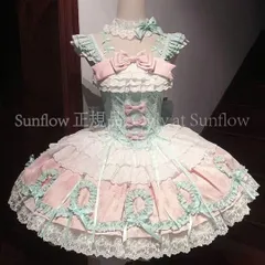 「特価 再販」コスプレ衣装 ゴスロリロリータドレお嬢めめしメイド衣可愛ミントグリーン CCJS1202P411
