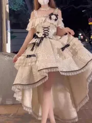 「特価 再販」コスプレ衣装 豪華姫 lolit可レトロオリジナ洋ロリーワンピー 美しい刺繍 CCJS1202P098