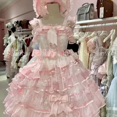 【美品★新品未使用】コスプレ衣装 ココスイートハーときめきの恋ロリィタドレゴスロリロリータドレス甘ロリ CCJS1202P014