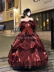 「特価 再販」コスプレ衣装 豪華姫 lolit可レトロオリジナ洋ロリーワンピー 美しい刺繍 CCJS1202P085