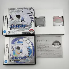 【美品】任天堂 ニンテンドーDS ポケットモンスター ソウルシルバー 銀 DSソフト ポケウォーカー付き NTR-R-IPGJ