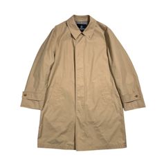Aquascutum アクアスキュータム New Aqua5 ステンカラーコート/ベージュ系 メンズ  ヴィンテージ