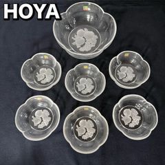 HOYA CRYSTAL アートエングレービング 小鉢 5客 - メルカリ