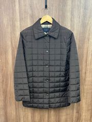 美品】BURBERRY ロンドン ダウンジャケット ノバチェック ブラック38