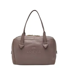 ロエベ ヘリテージ ハンドバッグ ミニボストンバッグ ピンク レザー レディース LOEWE【228-62427】