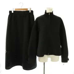 ズッカ zucca 25SS パンチングダンボール ジャケット スカート ロング セットアップ M ブラック /ES ■OSのサムネイル