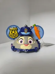 レア) ディズニーパーク Zootopia ニック ジュディ ニンジン オーナメント フィギュア イヤーハット