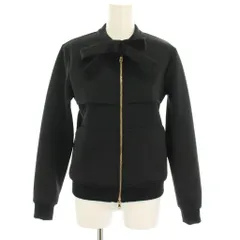 エンポリオアルマーニ EMPORIO ARMANI ジップアップジャケット アウター ボウタイ 38 黒 ブラック 6Z2M63 2J20Z /YTのサムネイル