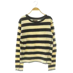 ロンハーマン ヴィンテージ  R.H.vintage ボーダー カットソー Tシャツ 長袖 コットン S アイボリー 茶 /NR ■OS