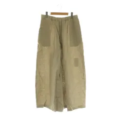 ジャーナルスタンダード JOURNAL STANDARD リネン タックキュロット ワイドパンツ 38 ベージュ /MY ■OS ■ECD001