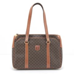 CELINE セリーヌ ハンドバッグ マカダム柄 トリオンフ PVCレザー