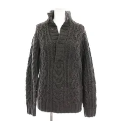キャサリンハムネットロンドン KATHARINE HAMNETT LONDON セーター ケーブルニット 長袖 L グレー /YMのサムネイル