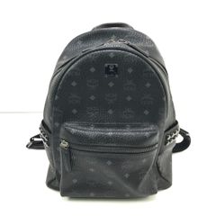 MCM スタッズ バックパック リュック ブラック S - メルカリ