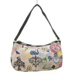 レスポートサック LesportSAC ハンドバッグ ワンショルダー 肩掛け きのこ柄 総柄 マルチカラー /GV