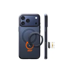 【新品】 TORRAS iPhone 17 Pro Max 用 ケース【多機能一体・360°新定点回転スタント?】 Magsafe対応 【Ostand Q3 Spin】高耐久性 耐衝撃 セ?ンマイ式スタント? リンク? 縦横両対応 マク?ネット搭載 急速充電対